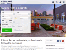Tablet Screenshot of neuhausre.com